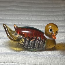 Vintage Murano Art Glass Duck