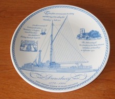 Wedgewood bone china plate commemorating the raising of the Daresbury