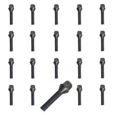 20 black Extended Wheel Bolts