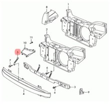 VW Lupo 3L Front bumper radius