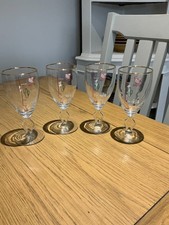 Four Vintage Irish Coffee Glasses