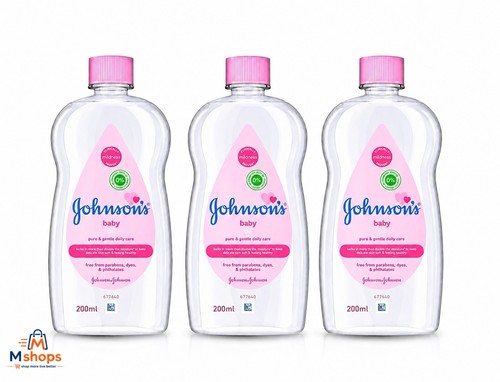 Johnson baby oil 200ml - 3x,