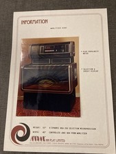 Wurlitzer X200 Play Glossy Photo On Basic Brochure Promo Leaflet A4