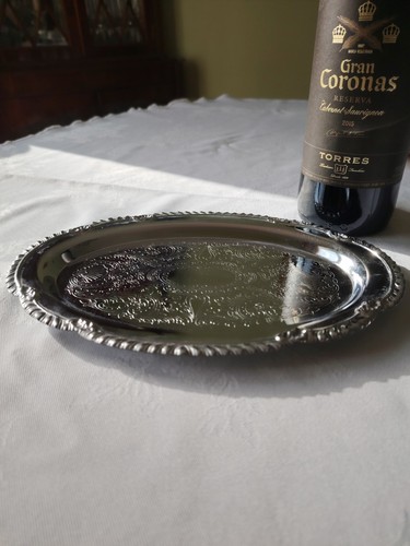 Silver plated small serving - silver,