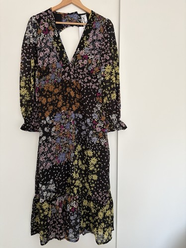 Violet romance black floral - romance,