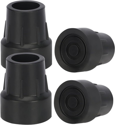Rubber cane tips 4 x - 1",