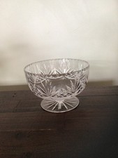 crystal trifle bowl excellent condition 