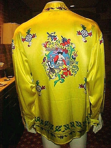 Nwt mens creme silk - creme, de