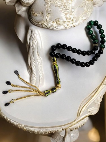 Green tiger eye and - green,