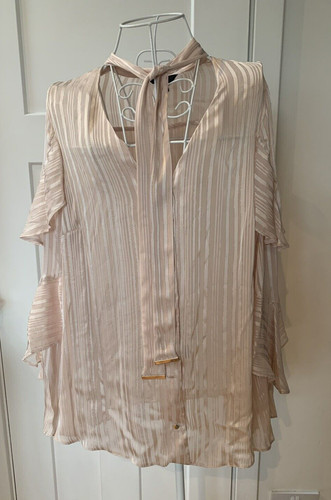 Pre loved peach coloured satin - pre-loved,