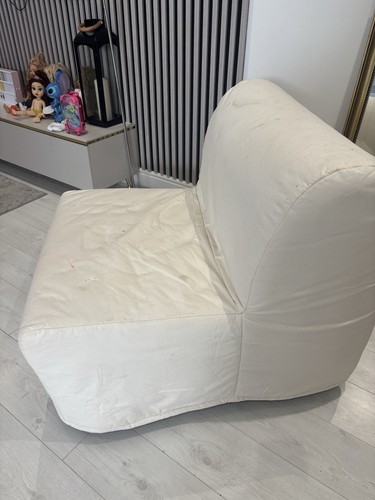Ikea white armless - ikea,