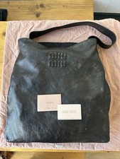 Rare MIU MIU Brown Leather