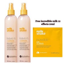 Milkshake milk_shake Leave In Conditioner 2 x 350ml + Free 12 Effects 10ml