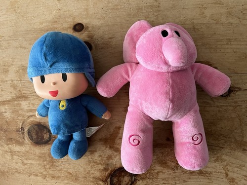 Two pocoyo soft toys - two,