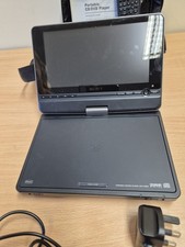 Sony Portable DVD Player 7-inch With Cables And Remote Fires Up