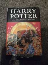 Harry Potter and The Deathly Hallows by J. K. Rowling 1st Edition Hardcover