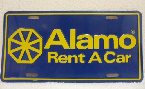 Vintage alamo rent car - a,