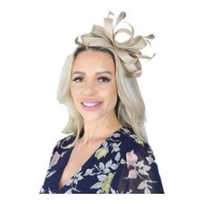 Elegant Looped Wedding Fascinator Clip/Headband Ladies Day Races Royal Ascot UK