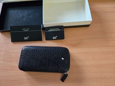 Montblanc leather watch pouch - leather,