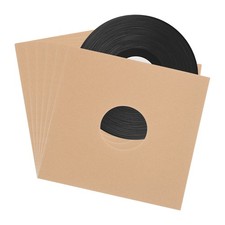 10 Pcs 12" Vinyl Record Jackets for LP Vinyl Records Storage,Khaki