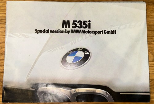 Bmw m535i e12 1980 uk - bmw,