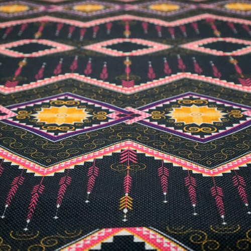 Tribal geometric upholstery - tribal,