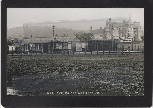 West runton railway - west, station