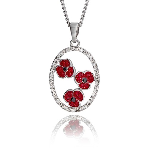Equilibrium red poppy trio - red,