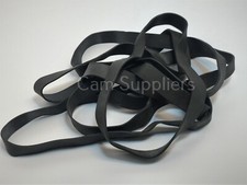 * BLACK * RUBBER ELASTIC BANDS EXTRA LARGE STRONG HEAVY DUTY No.89 150mm x 12mm