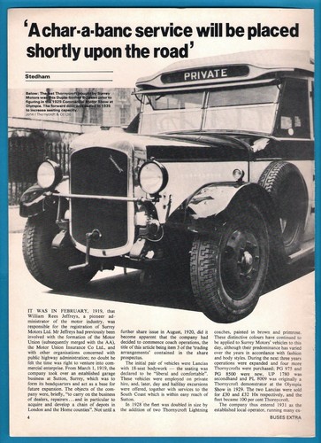 Buses magazine extract - buses, 1977