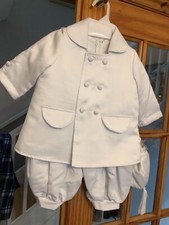 Sebastian Le Blanc Boys Christening Couche TOT Baby Boys Christening Jumpsuit 