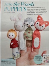Woodland Hedgehog, Owl, Fox and Bunny Finger Puppets Toy Crochet Pattern (9)