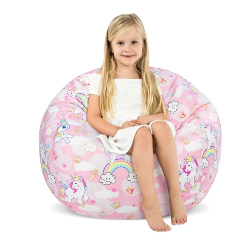 Pink unicorn kids bean - unicorn,