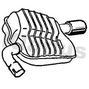 Klarius tail pipe back - klarius, box