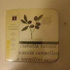 Cloverleaf - Set Of 4 Coasters . 