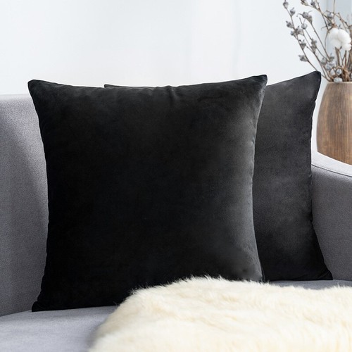 Plush velvet cushion cover - velvet,