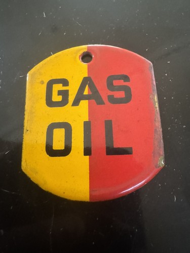 Rare enamel shell gas oil - enamel,