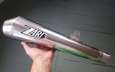 Zard conical stainless steel performance silencer Ducati BMW KTM Moto Guzzi 54mm