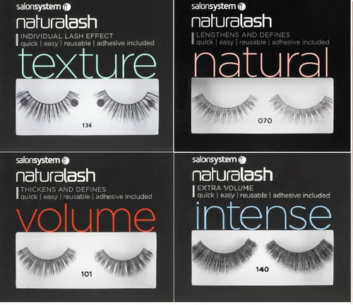Salon system eyelash strips - eyelash,