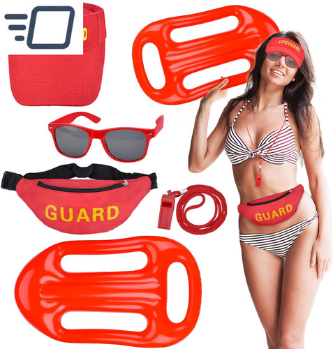 5pcs lifeguard fancy dress - lifeguard,