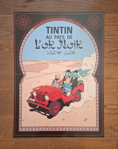 New tintin pays noir - pays, l'or