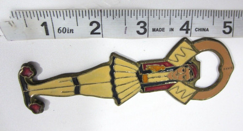 Vintage greek enamel bronze - &,