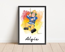 Fireman Sam Personalised Wall