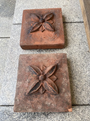 Pair rare victorian red - of,
