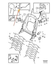 VOLVO C30 Front Seat Head Rest