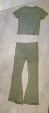 Women’s Sage Green Ribbed