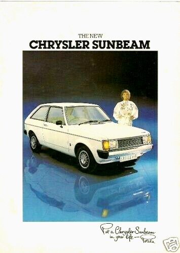 Chrysler sunbeam 1977 1978 - chrysler, uk