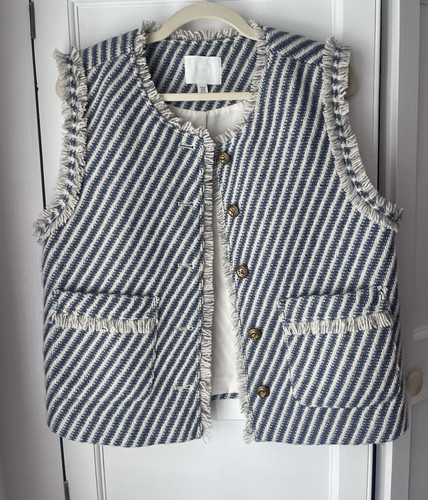 Nwot blue white - blue/white, striped
