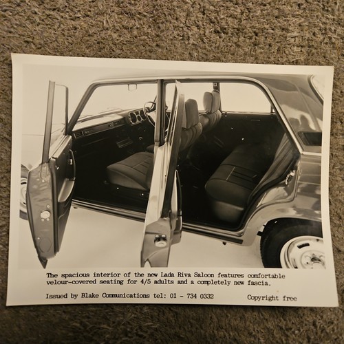 1983 original lada press photo - lada,