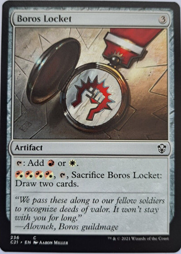 Boros locket commander - locket,
